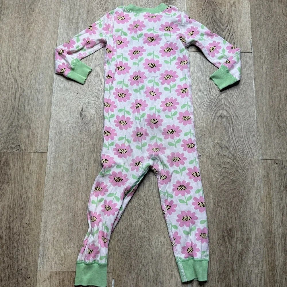 Hanna Andersson Size 3 90cm Kids Multicolor 100% Organic Cotton Pajama Suit